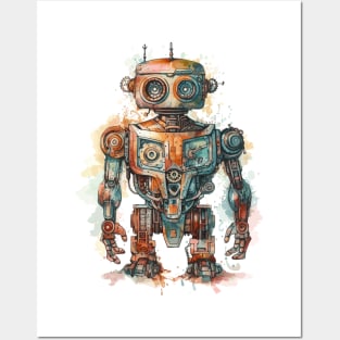 Robot2P Posters and Art